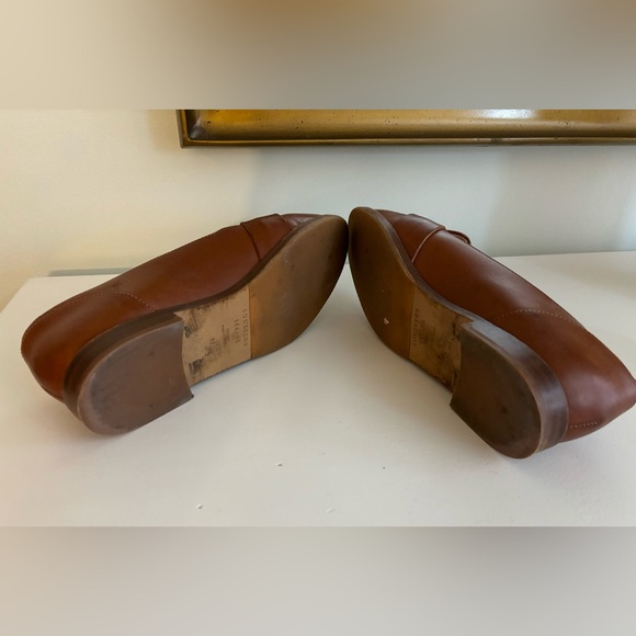 Sézane ‘Michel’ Cognac Tan Leather Loafers, Size 39 - Picture 8 of 8